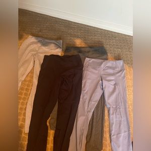 4 athletic leggings with holes to prevent sweat and good for summer, comfortable